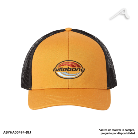 Gorra Billabong Walled Trucker para Caballero | Amarilla - Negra