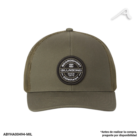 Gorra Billabong Walled Trucker para Caballero | Verde Oliva
